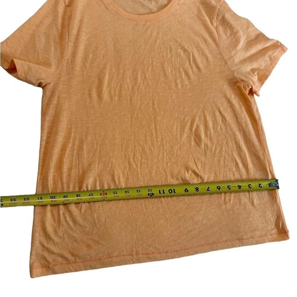 J. Crew 100% Cotton Peach Orange Short Sleeve Tee Size L - Picture 6 of 17